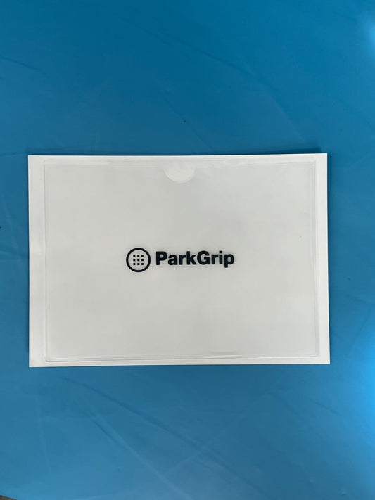ParkGrip Halter für Bewohnerparkausweis DIN A6, selbsthaftend und wiederverwendbar, ohne Klebereste